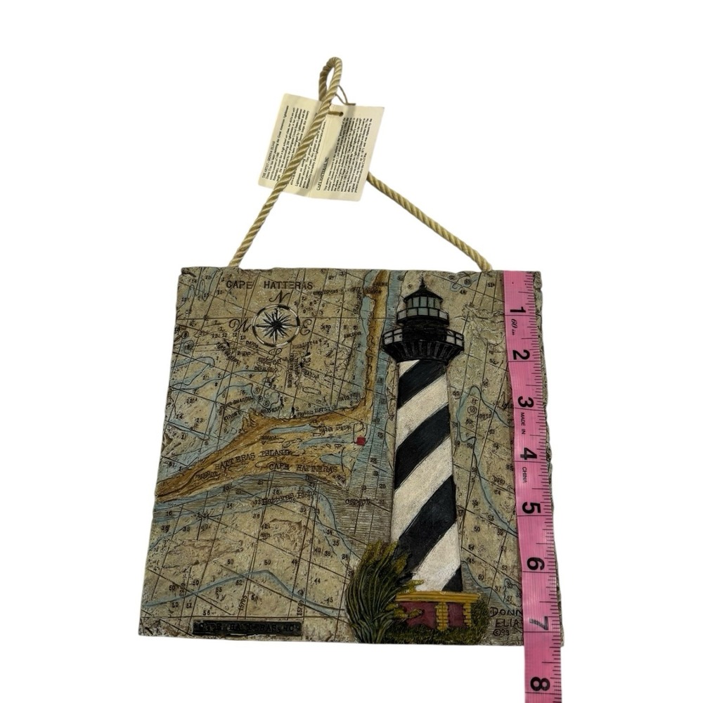 Donna Elias Lighthouse Tile Cape Hatteras NC‎ Great American Lighthouses - Picture 7 of 9
